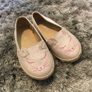Cute Kitty Cat Toddler girl flats